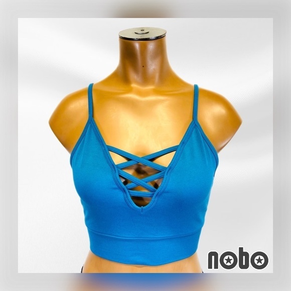 🌸 NO BOUNDARIES || Unlined Strappy Bralette- - Picture 1 of 8